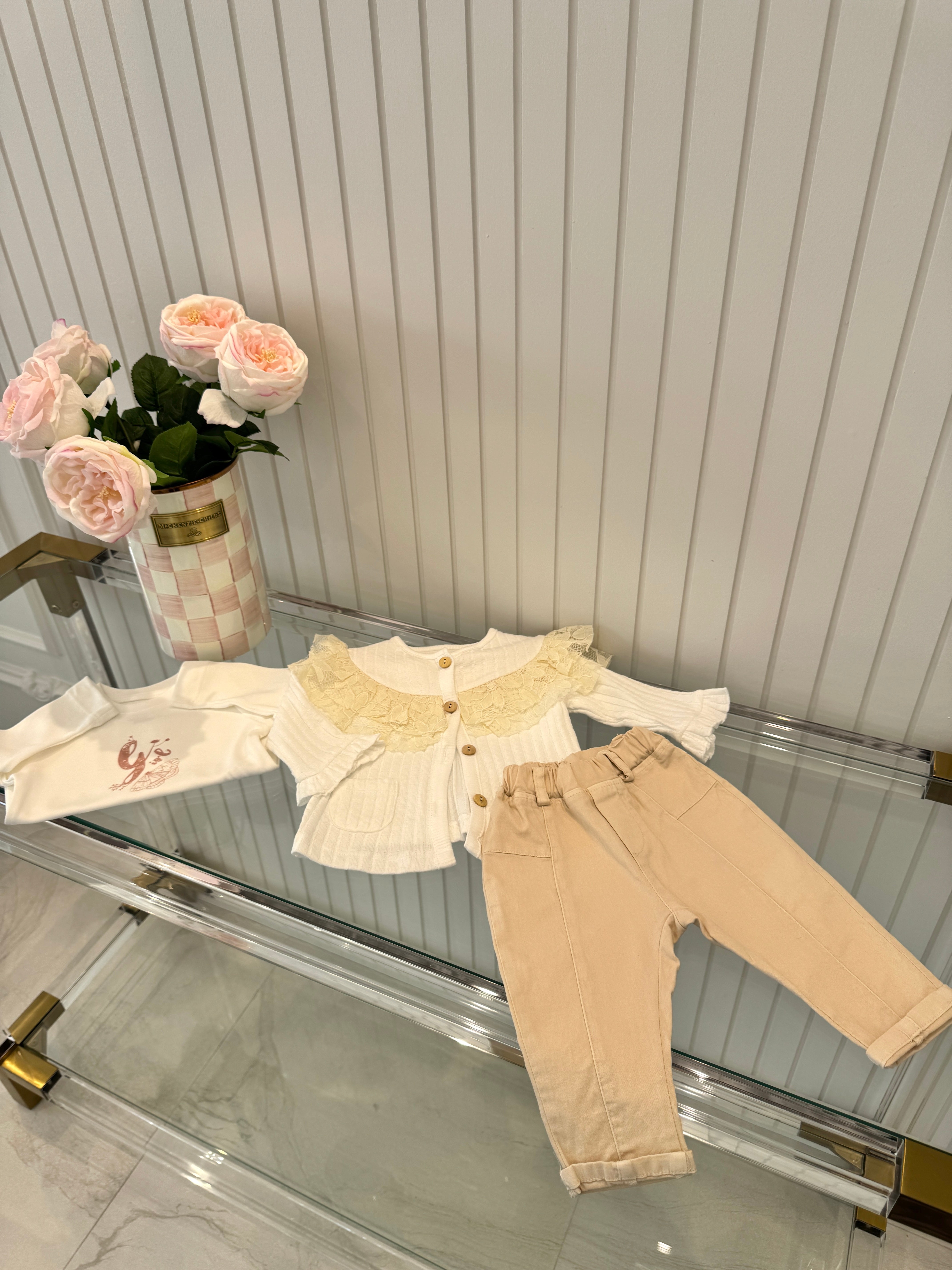 TAKIM 3 LÜ HIRKA DANTELLİ