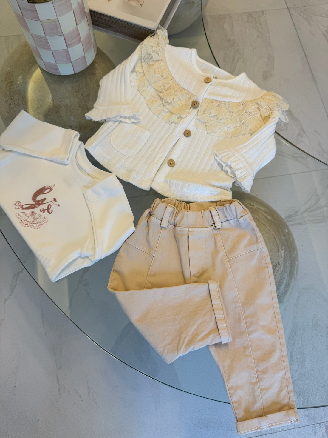 TAKIM 3 LÜ HIRKA DANTELLİ