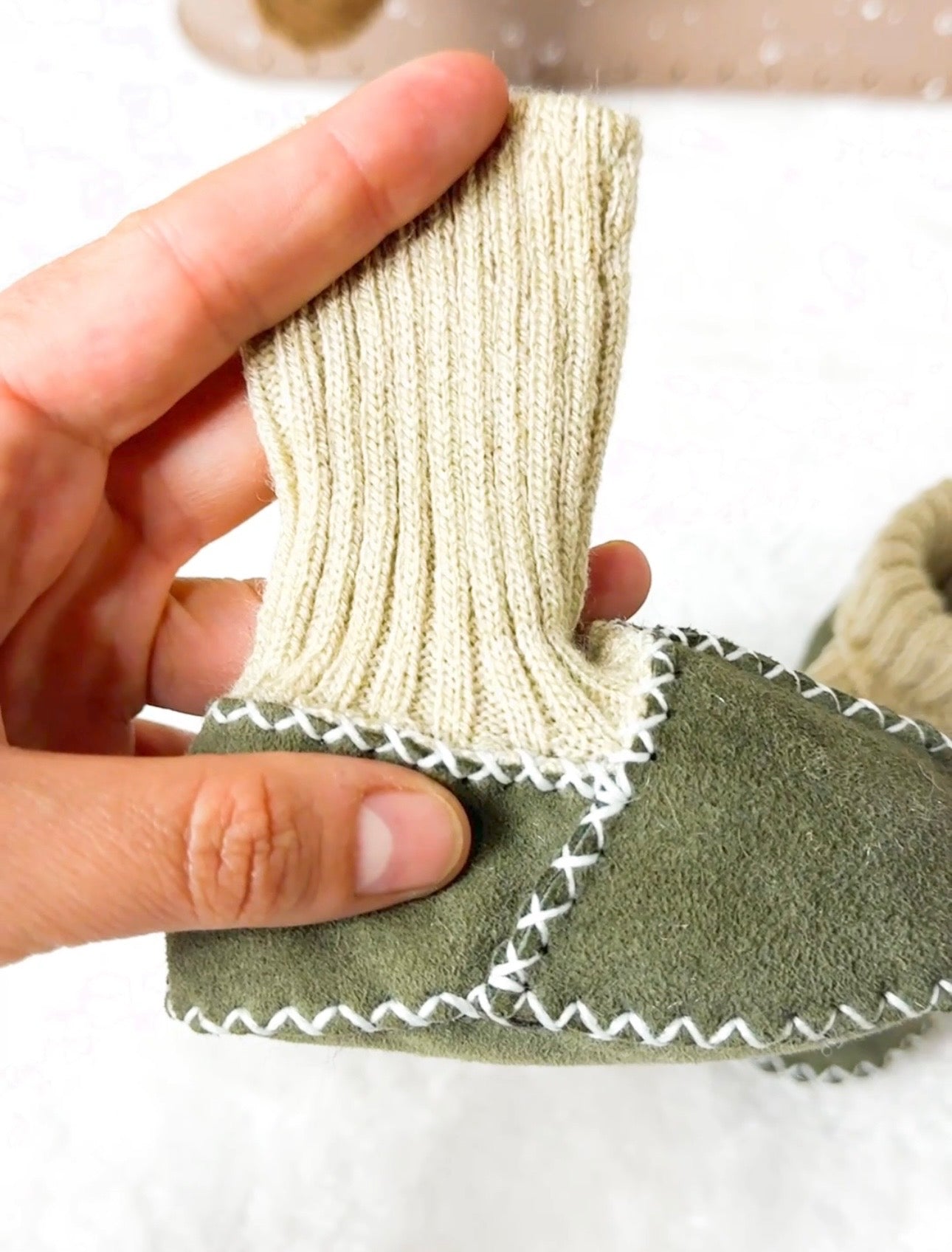 RİBANALI DERİ PATİK