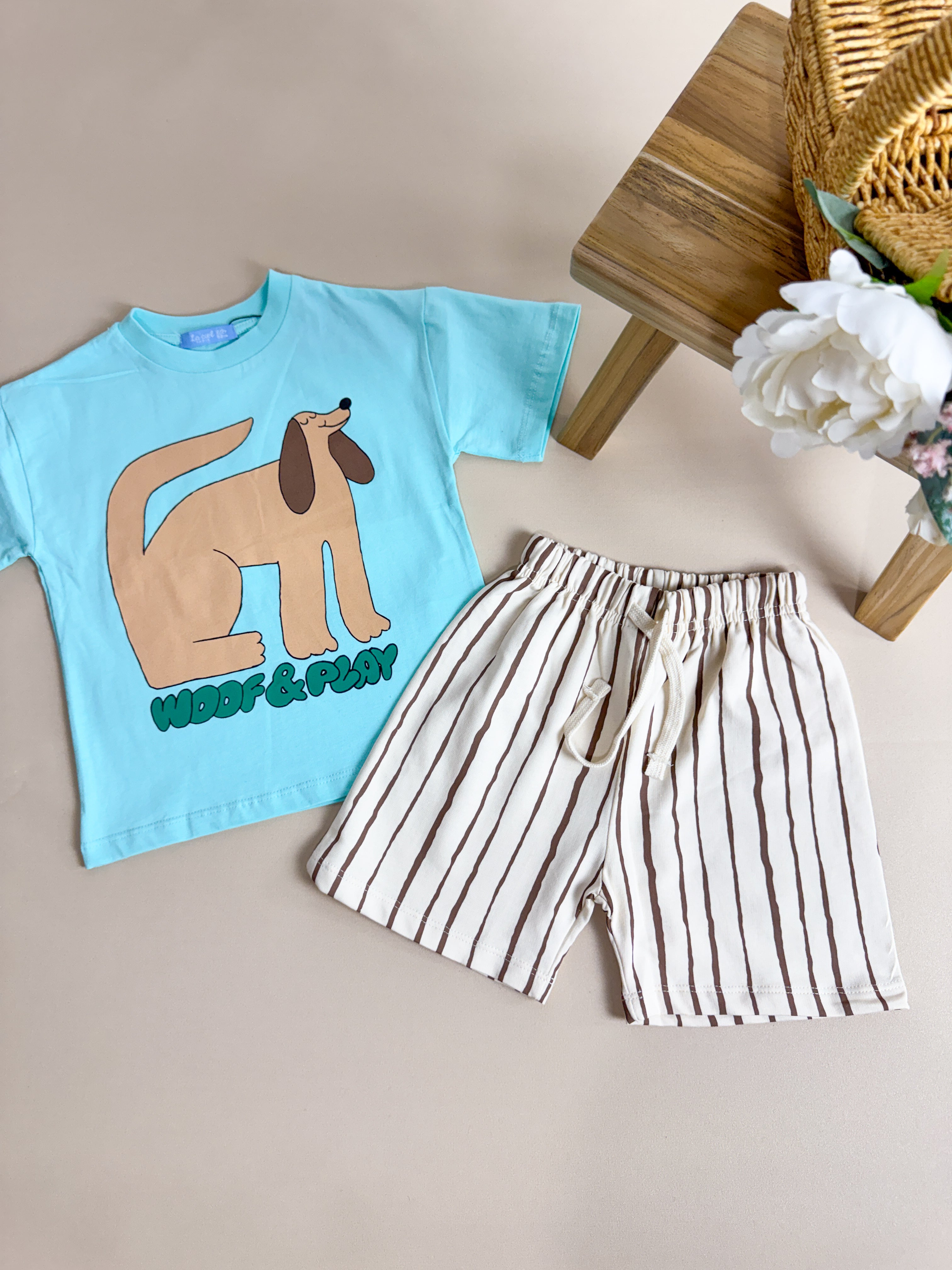 ✨ Woof & Play Şort Takım