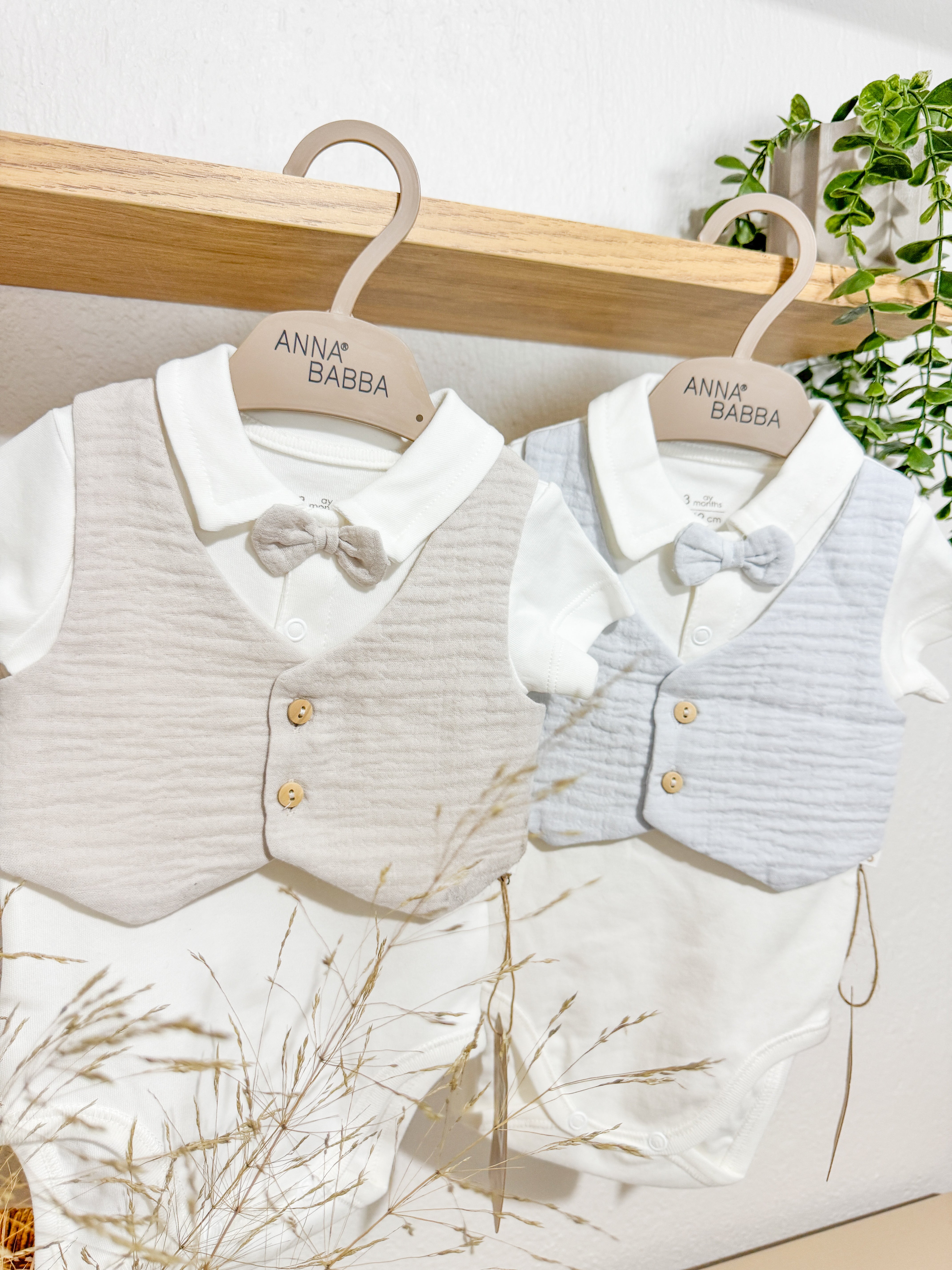 YELEKLİ LİTTLE MAN TAKIM 3 LÜ 20389