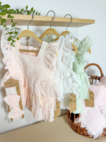TİNNY RUFFLE BANDANALI ELBİSE 20609