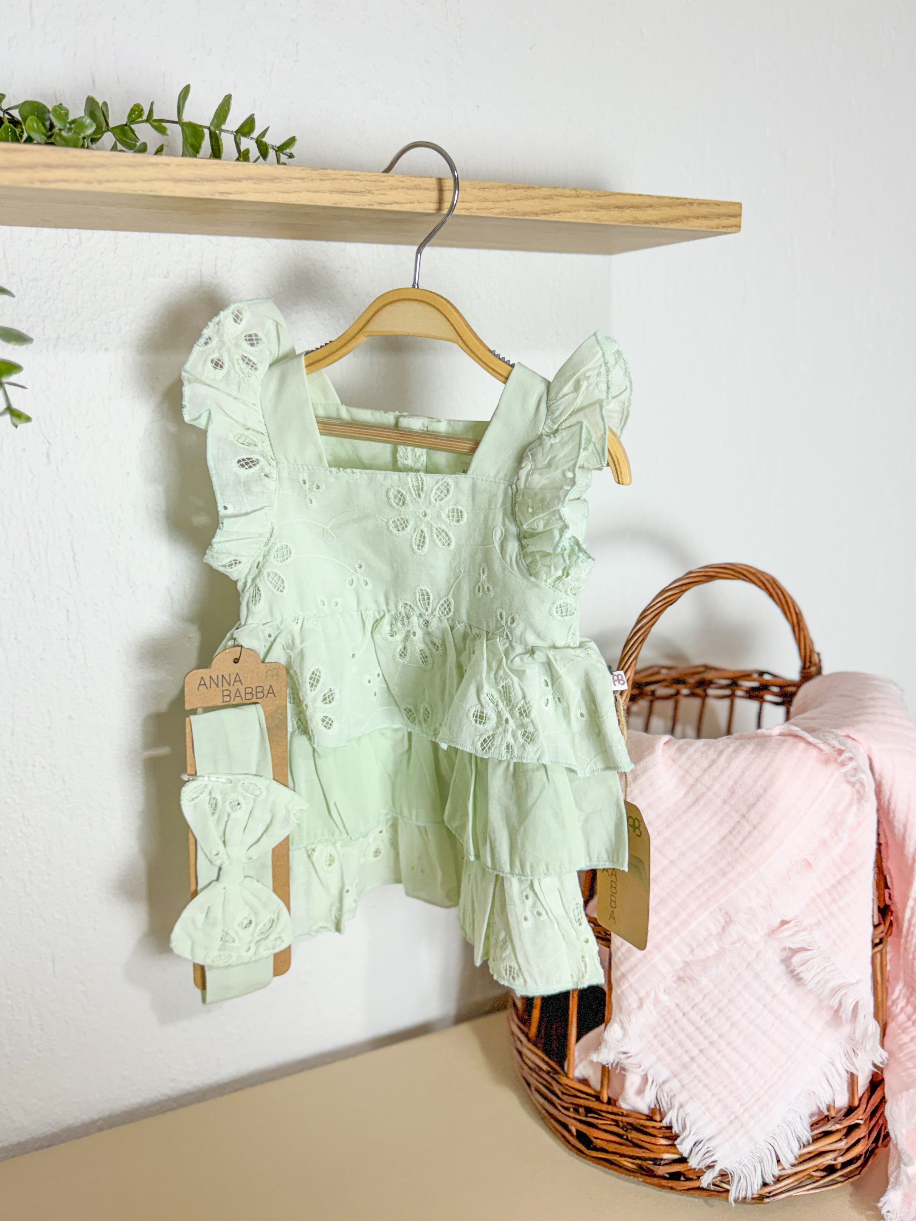 TİNNY RUFFLE BANDANALI ELBİSE 20609