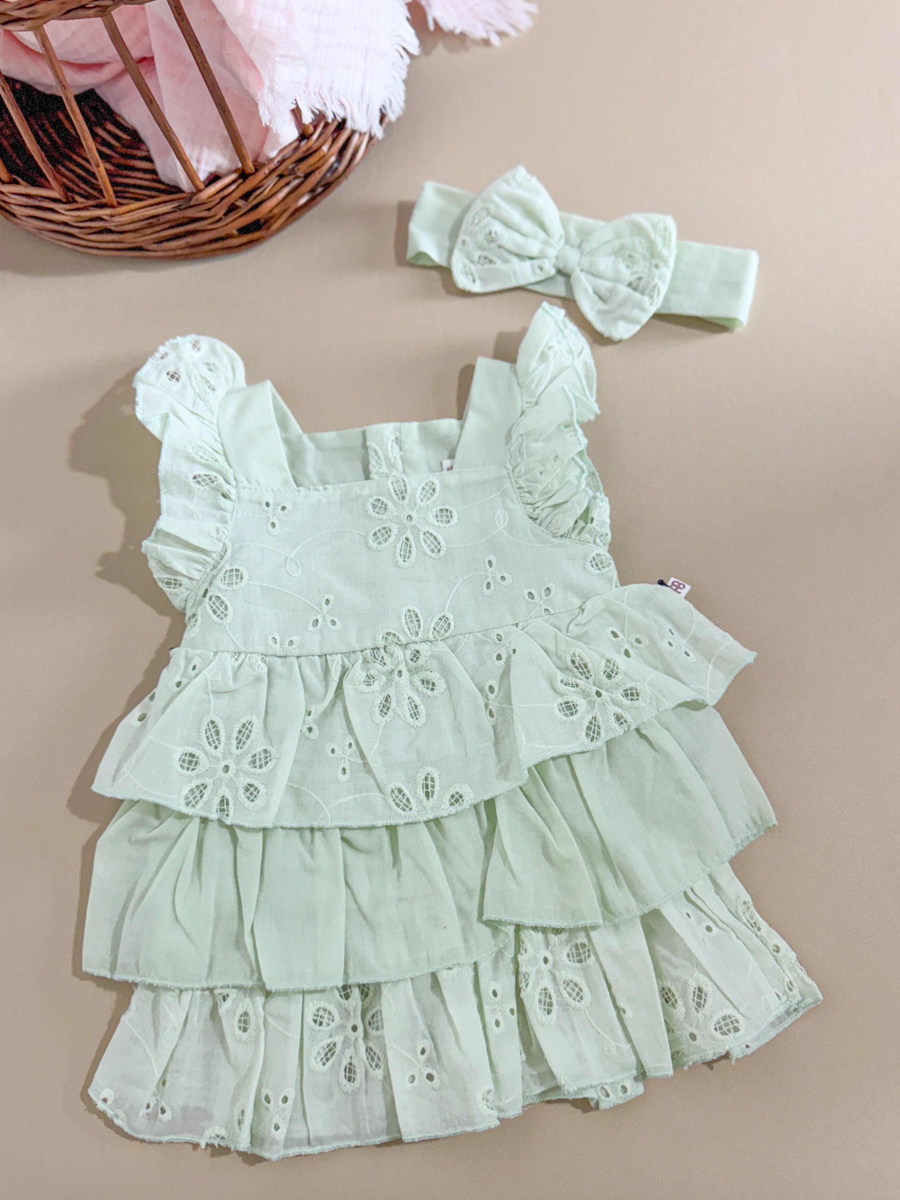 TİNNY RUFFLE BANDANALI ELBİSE 20609